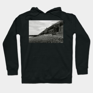 The Sea Defence Wall at Sheringham, Norfolk, UK Hoodie